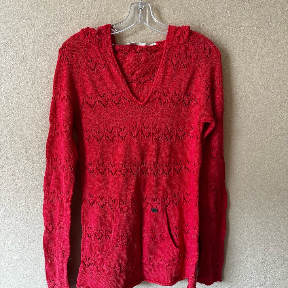 Roxy Red Knit Top
